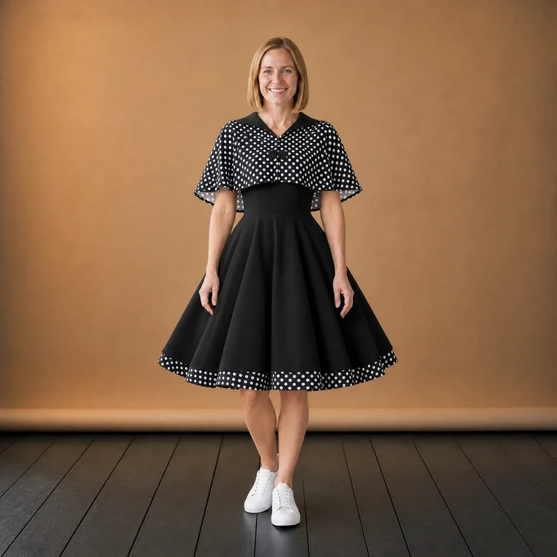 50er Jahre Vintage Rockkleid