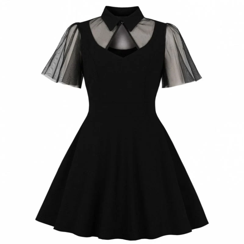 Vintage schwarzes Kleid