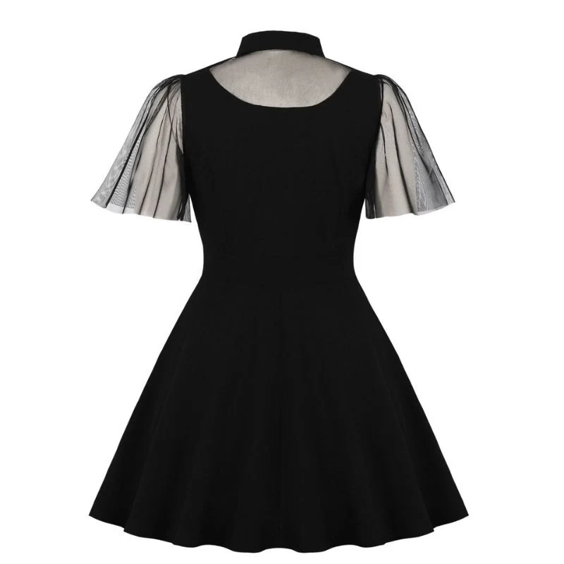 Vintage schwarzes Kleid