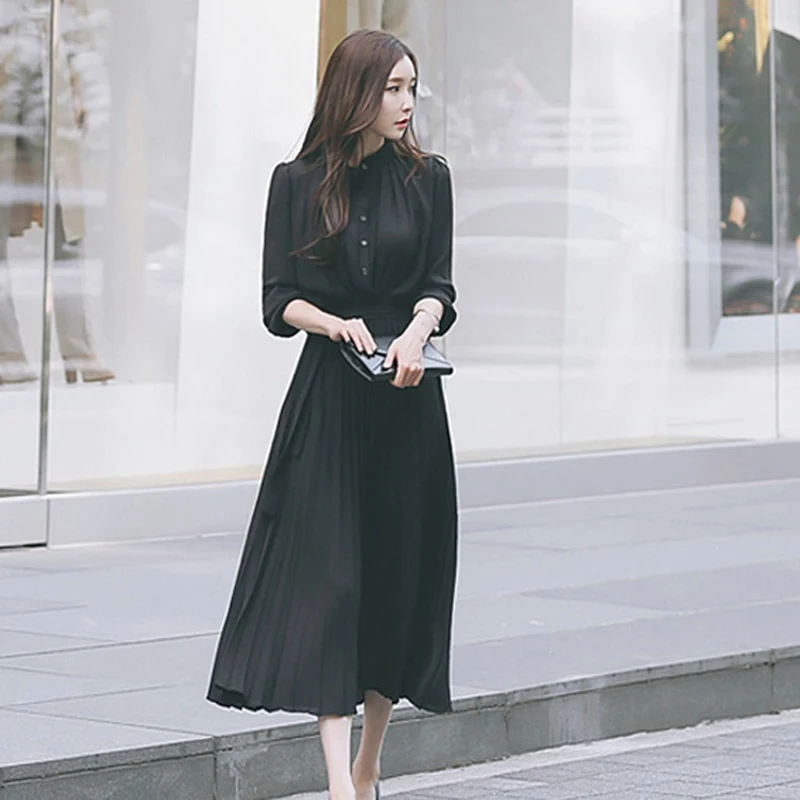 Langes Vintage-Kleid für Damen