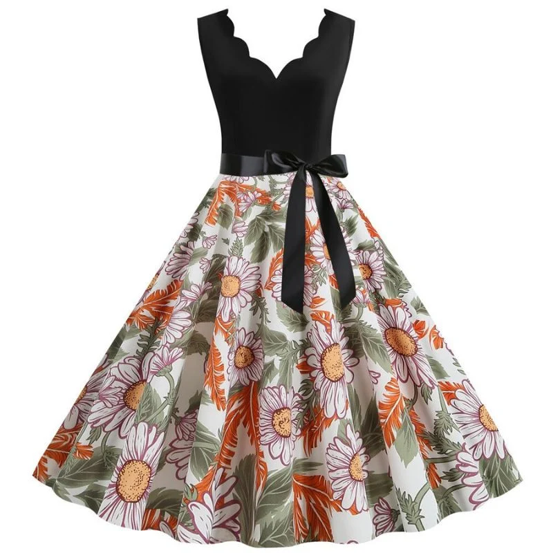 Vintage Blumenkleid