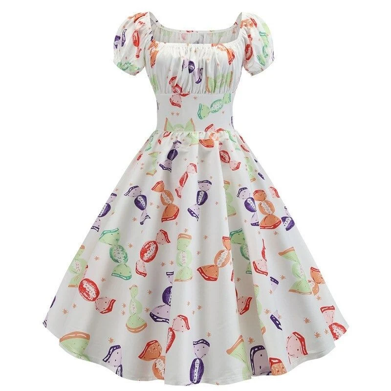 Florales Vintage-Zeremonienkleid