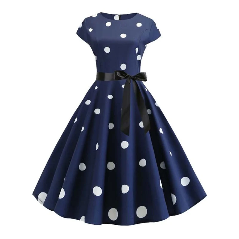Vintage blaues Kleid