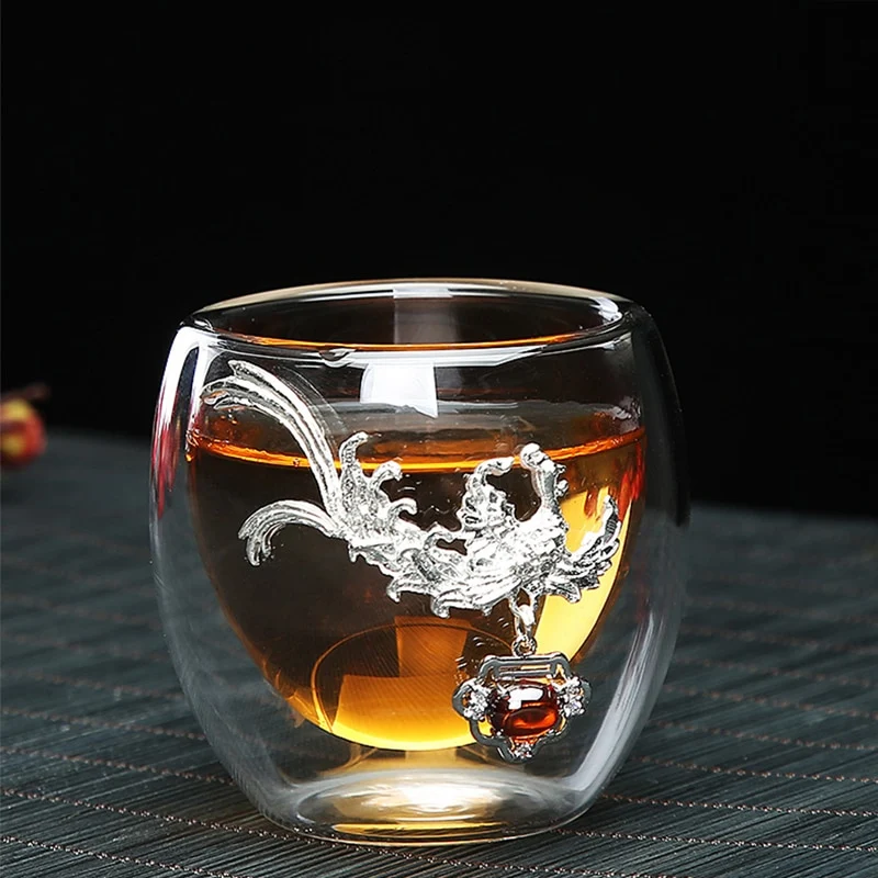 Vintage Rundes Glas