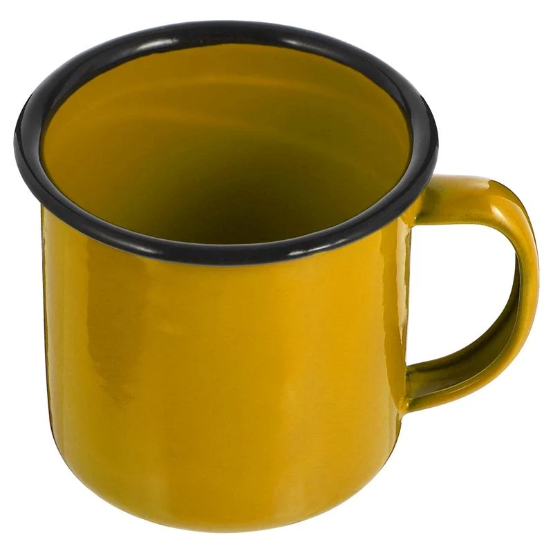 Gelbe Vintage Tasse